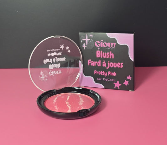 Blush en poudre marbrée