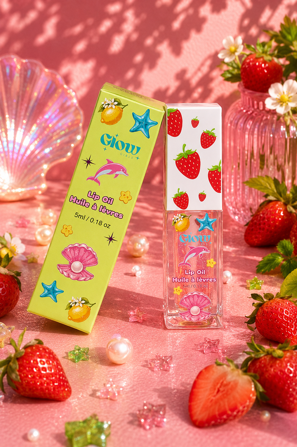 Lip oil fruity