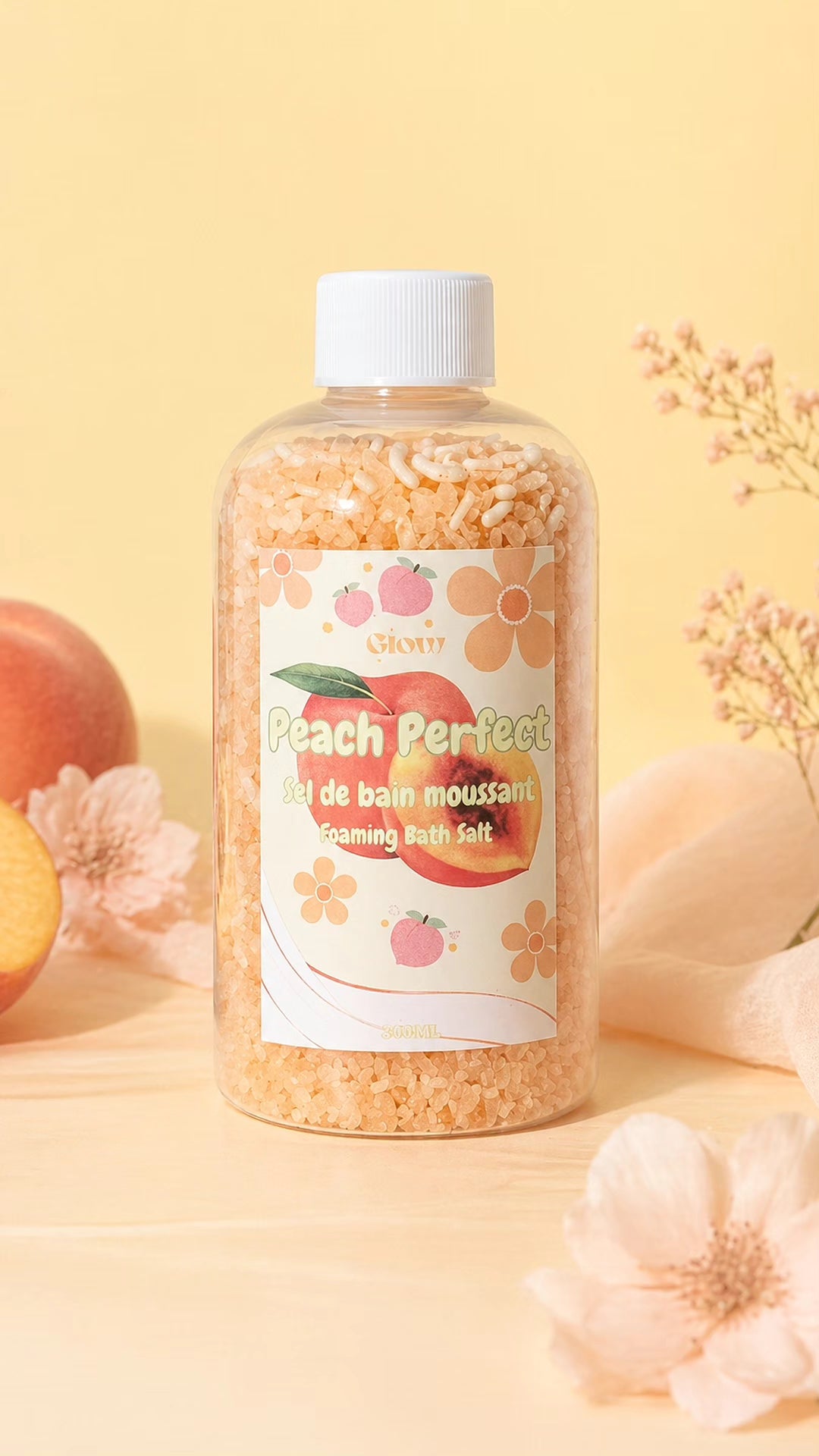 Sel de bain moussant