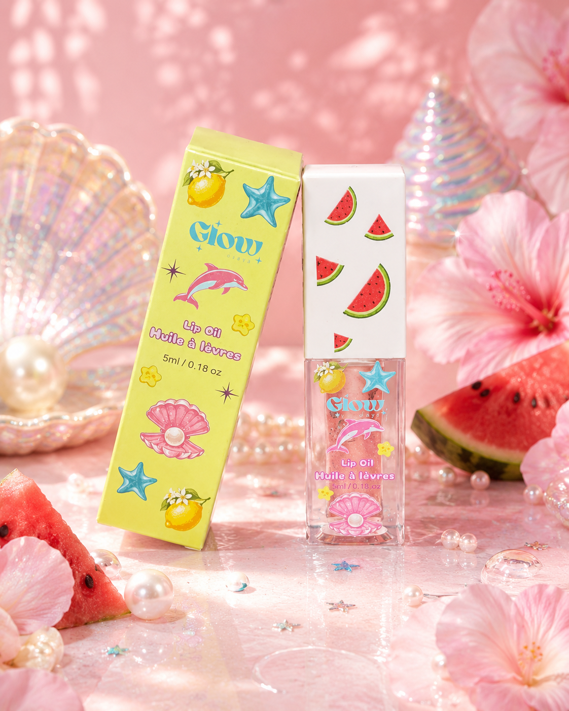 Lip oil fruity