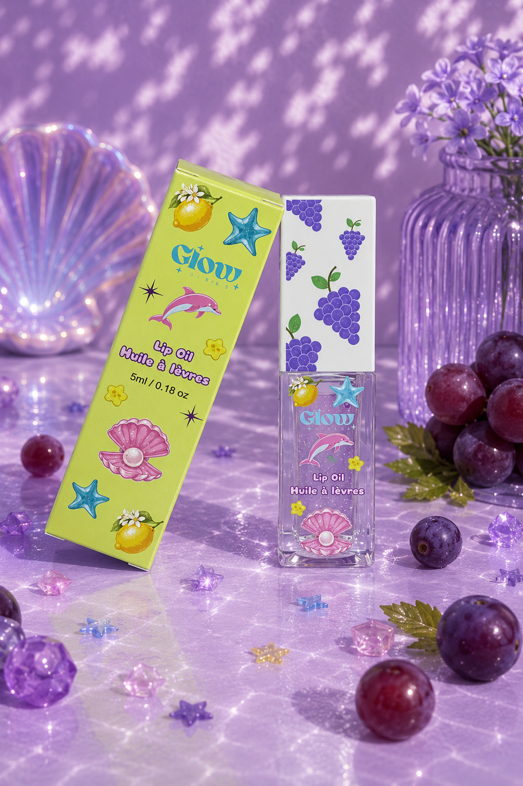 Lip oil fruity